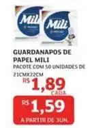 Assaí Atacadista Mili - guardanapos de papel oferta