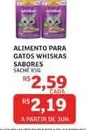 Assaí Atacadista Saborosas - alimento para gatos whiskas oferta
