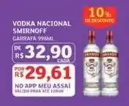 Assaí Atacadista Nacional - vodka smirnoff oferta