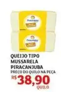 Assaí Atacadista Piracanjuba - queijo tipo mussarela oferta