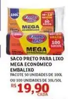 Assaí Atacadista Embalixo - saco preto para lixo mega econômico oferta