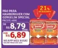 Assaí Atacadista Especiale - pão para hambúrguer com gergelim oferta