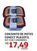 Assaí Atacadista De - conjunto de potes conect plasútil oferta