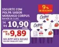 Assaí Atacadista Corpus - iogurte com polpa sabor morango oferta