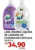 Assaí Atacadista Ala - lava-roupas liquido de lavanda ou cuidado do coco oferta