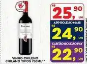 Roldão Chilano - vinho chileno tipos oferta