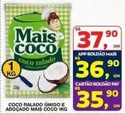 Roldão Mais coco - coco ralado úmido e adoçado oferta