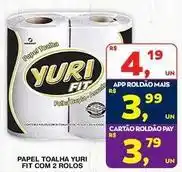 Roldão Fit - papel toalha yuri oferta