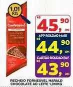 Roldão Harald - recheio forneavel chocolate ao leite oferta