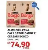 Assaí Atacadista Bonzo - alimento para cães sabor carne e cereais oferta