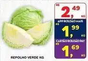 Roldão Repolho verde oferta