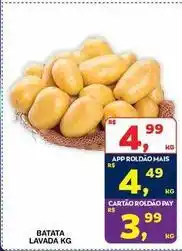 Roldão Mais - batata lavada oferta