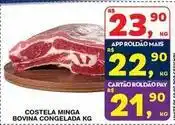 Roldão Bovina - costela minga bovina congelada oferta