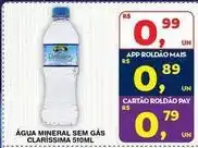 Roldão Claríssima - água mineral sem gas oferta