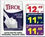 Roldão Tirol - leite em po integral pacote oferta