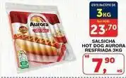 Roldão Aurora - salsicha hot dog resfriada oferta