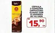 Roldão Classic - cápsula 3 corações cappuccino com 10 unidades de 1ig cada oferta