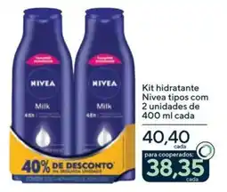 Drogaria Coop Kit hidratante nivea tipos oferta