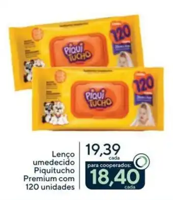 Lenço umedecido Piquitucho Premium