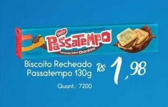 Giassi Supermercados Biscoito Recheado Passatempo oferta