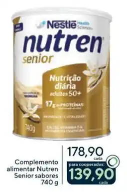 Drogaria Coop Complemento alimentar Nutren Senior sabores oferta