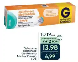 Drogaria Coop Gel-creme diclofenaco dietilamônio oferta