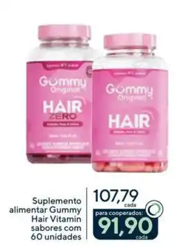 Drogaria Coop Suplemento alimentar Gummy Hair Vitamin sabores oferta