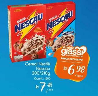 Giassi Supermercados Cereal Nestlé Nescau oferta