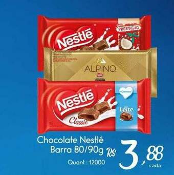 Giassi Supermercados Chocolate Nestlé Barra oferta