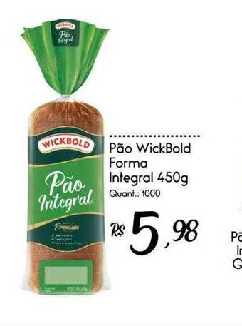 Giassi Supermercados Pão Wickbold Forma Integral oferta