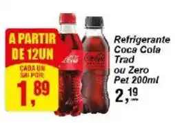 Negreiros Refrigerante Coca Cola Trad ou Zero Pet oferta