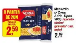 Negreiros Macarrão c/ Ovos Adria Tipos oferta