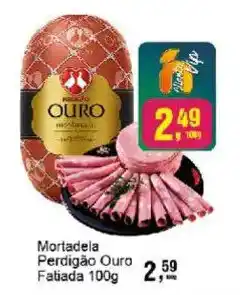 Negreiros Mortadela Perdigão Ouro Fatiada oferta
