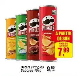 Negreiros Batata Pringles Sabores oferta