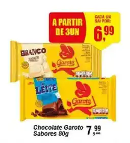 Negreiros Chocolate garoto sabores oferta