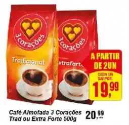 Negreiros Café Almofada 3 Corações Trad ou Extra Forte oferta
