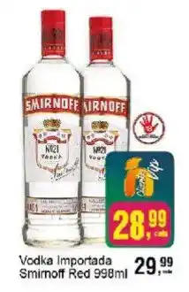 Negreiros Vodka importada smirnoff red oferta