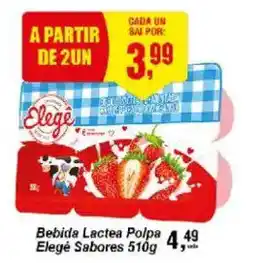Negreiros Bebida Lactea Polpa Elegê Sabores oferta