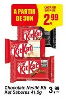 Negreiros Chocolate Nestlé Kit Kat Sabores oferta
