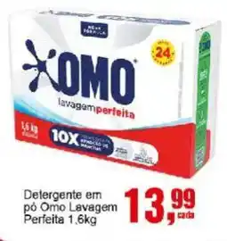 Negreiros Detergente em pó Omo Lavagem Perfeita oferta