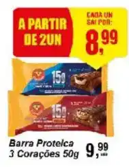 Negreiros Barra Proteica 3 Corações oferta