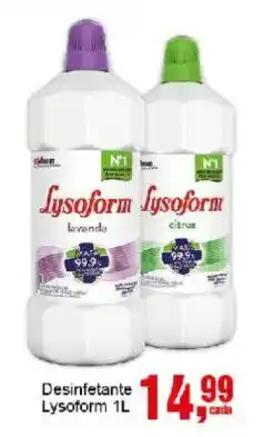 Negreiros Desinfetante Lysoform 1L oferta