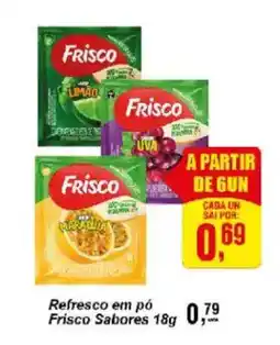 Negreiros Refresco em pó Frisco Sabores oferta