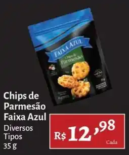 Novo Atacarejo Chips de Parmesão Faixa Azul oferta