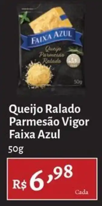 Queijo Ralado Parmesão Vigor Faixa Azul