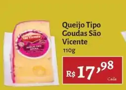 Novo Atacarejo Queijo tipo goudas são vicente oferta