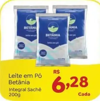 Leite em Pó Betânia Integral Sachê