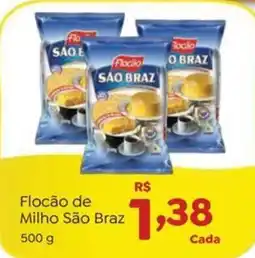Novo Atacarejo Flocão de Milho São Braz oferta