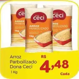 Novo Atacarejo Arroz parboilizado dona ceci oferta