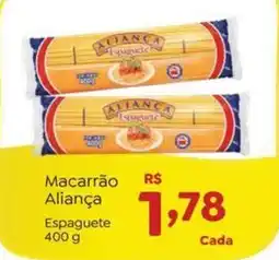 Novo Atacarejo Macarrão Aliança Espaguete oferta